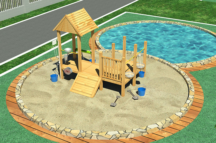 幼儿园沙水区设计效果图