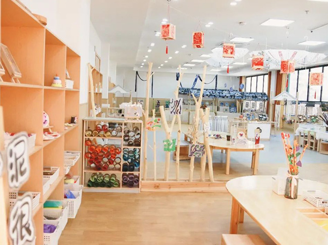 幼儿园美工室可以分为几个区